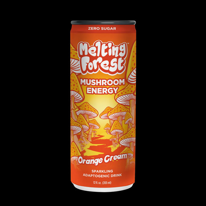 Mushroom Energy, Orange Cream, Zero Sugar, 12 fl oz