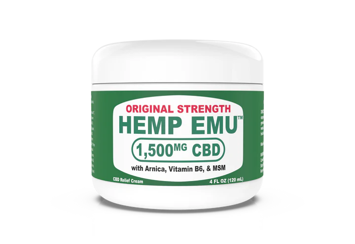 Original Strength CBD Relief Cream, 1500mg CBD, 4 fl oz