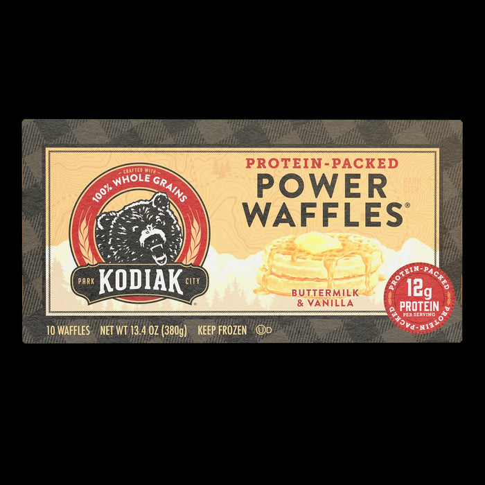 Power Waffles, Buttermilk & Vanilla, 10 ct