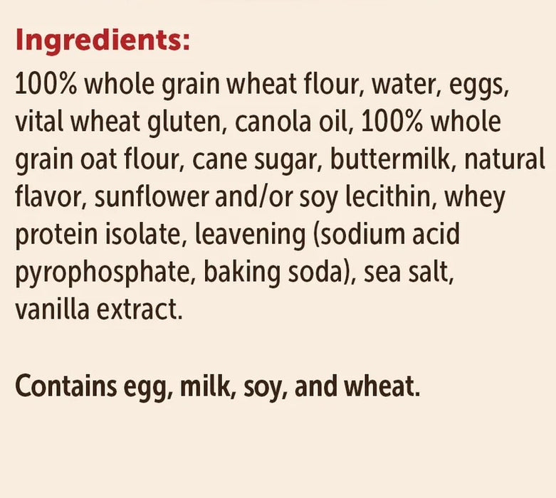 Power Waffles, Buttermilk & Vanilla, 10 ct
