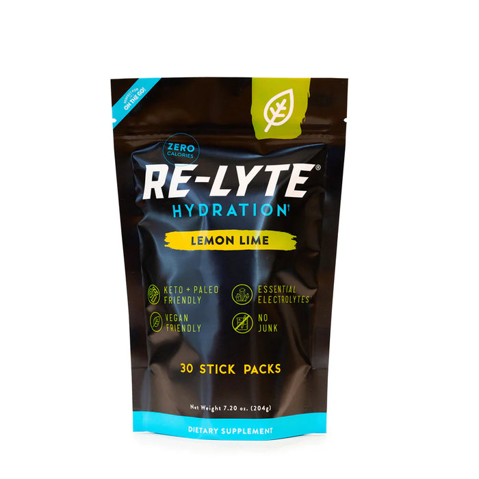 Re-Lyte Hydration Electrolytes, Lemon Lime, 7.2 oz/30 serv