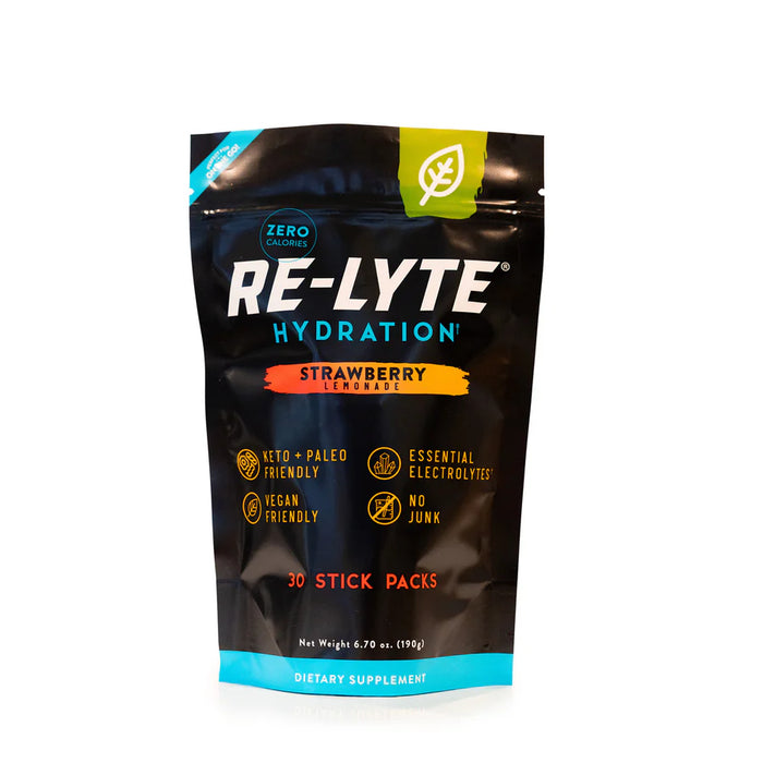 Re-Lyte Hydration Electrolytes, Strawberry Lemonade, 6.7 oz/30 serv