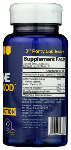AcetylCholine Brain Food, 60 vcap