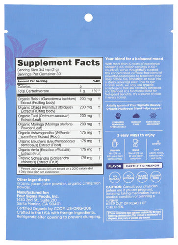 Adaptogen Blend Mix, Org, 2.12 oz