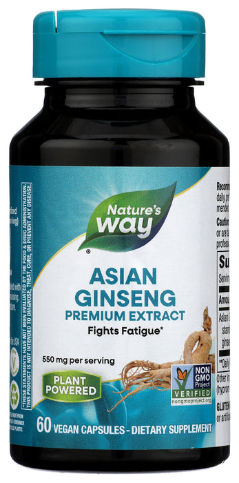 Asian Ginseng Extract, 60 vcap