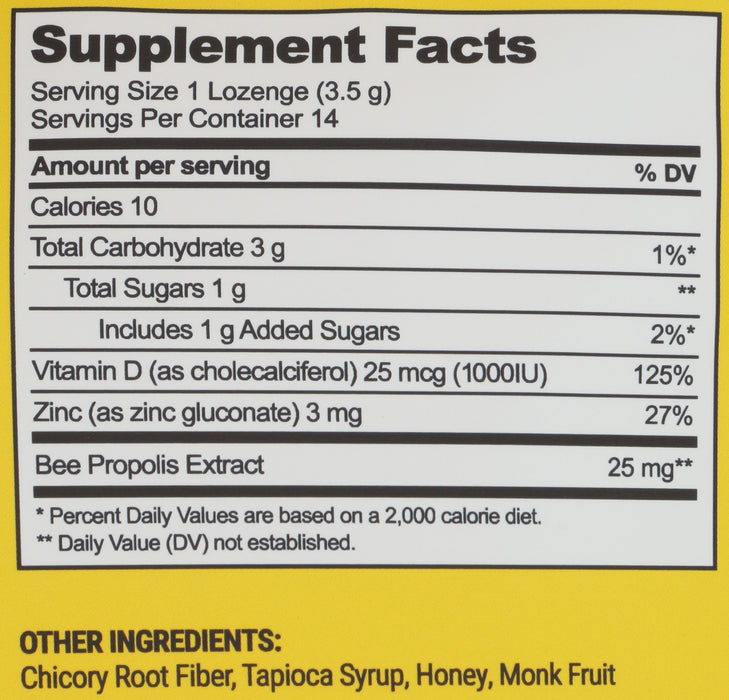 B. Soothed Honey Lozenges, 1.76 oz