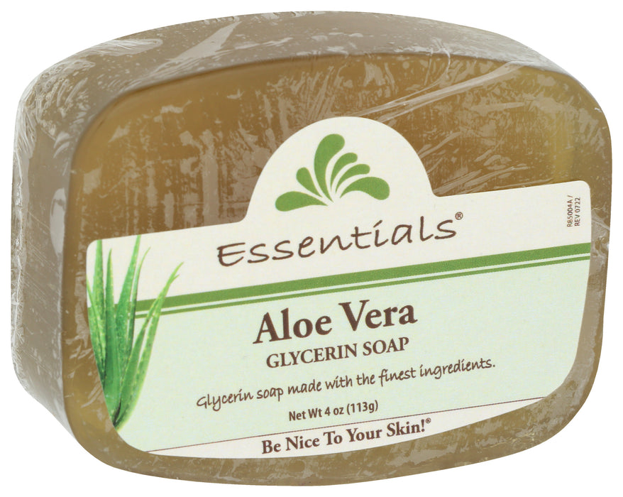 Bar Soap, Glycerine, Aloe Vera, 4oz