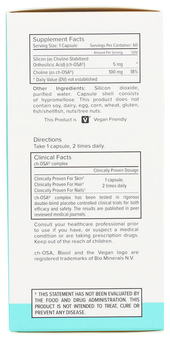 BioSil, Liquid Capsules 5mg, 60 vcap