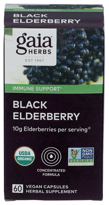 Black Elderberry, 60 cap