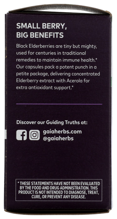 Black Elderberry, 60 cap