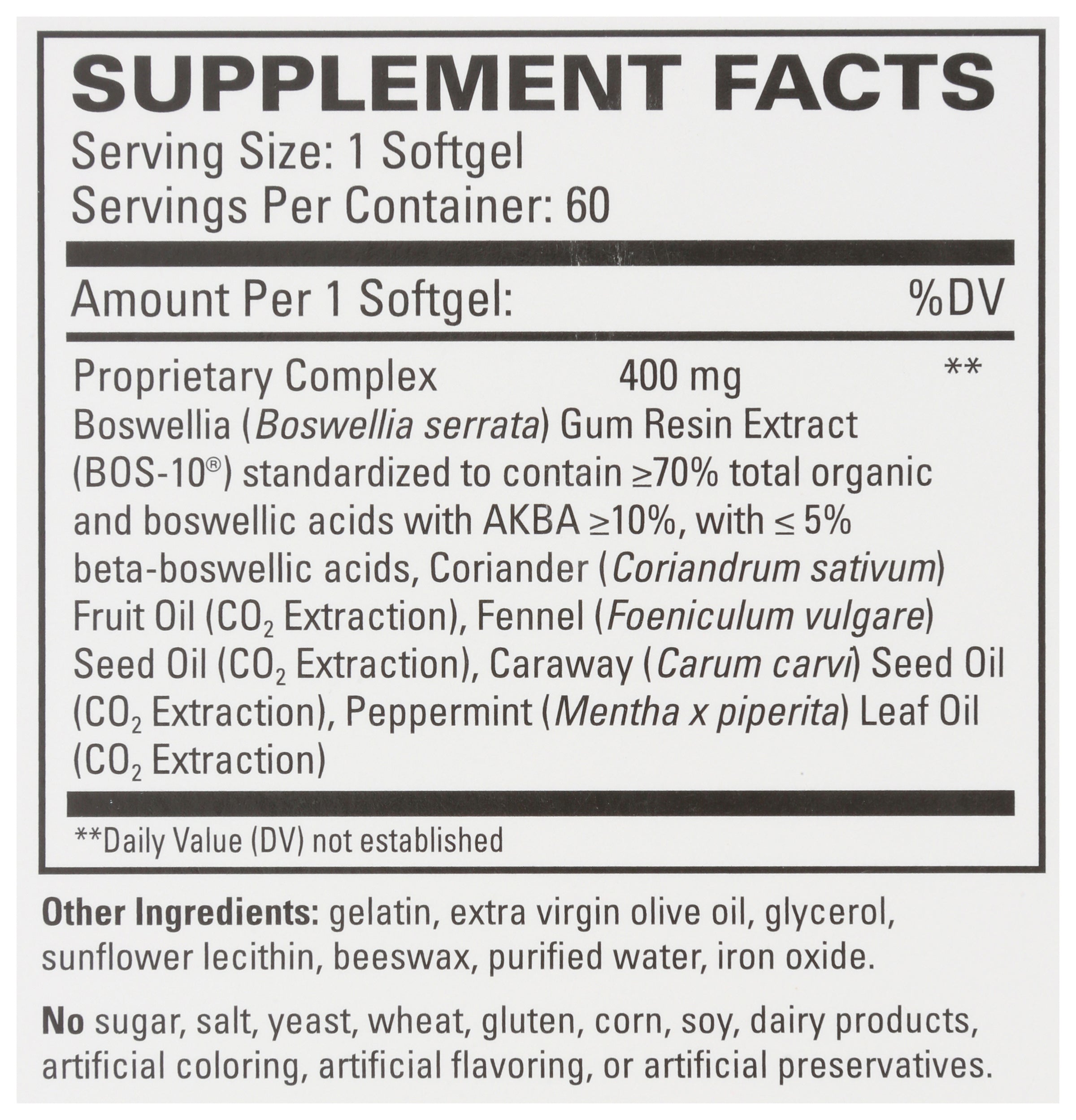 Intetinal Support BosMed Intestinal Bowel Support, 60 sgel — Natures Pick Market