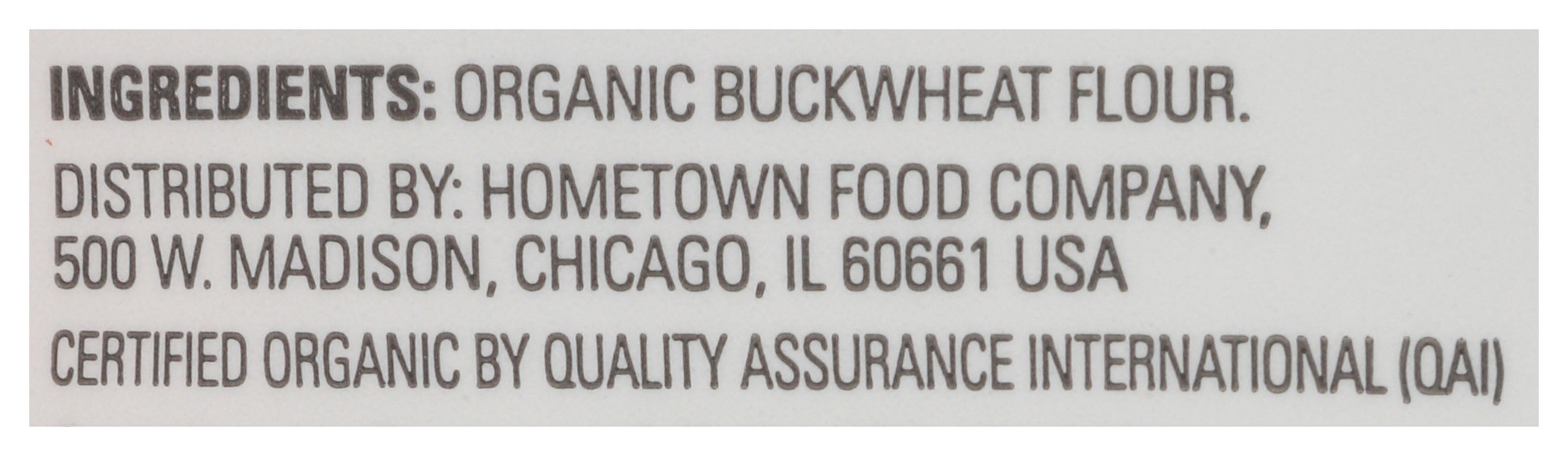 Buckwheat Flour, Org, 22 oz