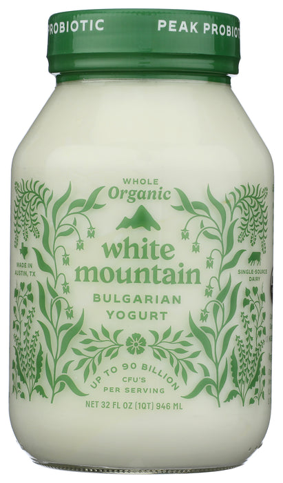 Bulgarian Yogurt, Plain, Org, 32 oz