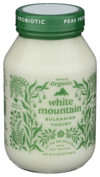 Bulgarian Yogurt, Plain, Org, 32 oz