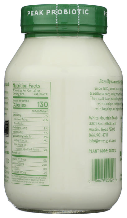 Bulgarian Yogurt, Plain, Org, 32 oz