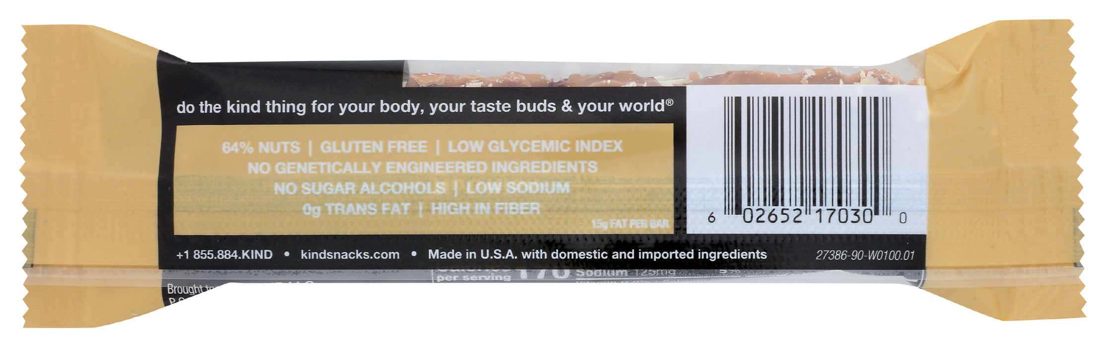 Caramel Almond & Sea Salt Bar, 1.4 oz