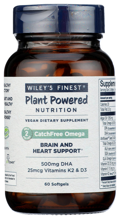 CatchFree Omega 725mg, Vegan, 60 sgel