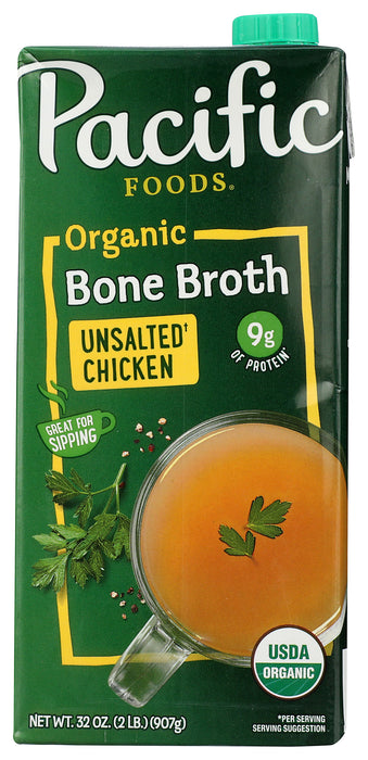 Chicken Bone Broth, Org, 32 fl oz