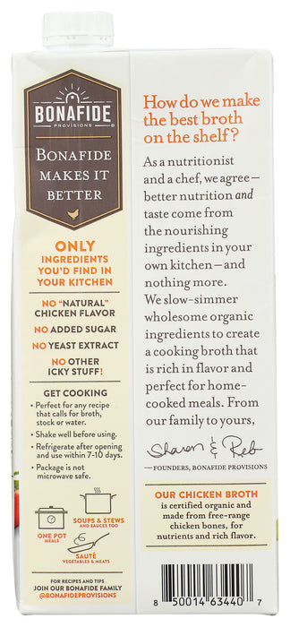 Chicken Broth, Org, 32 fl oz