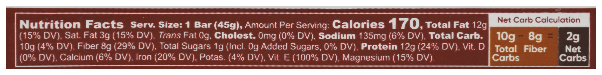 Chocolate Sea Salt Bar, 1.6 oz
