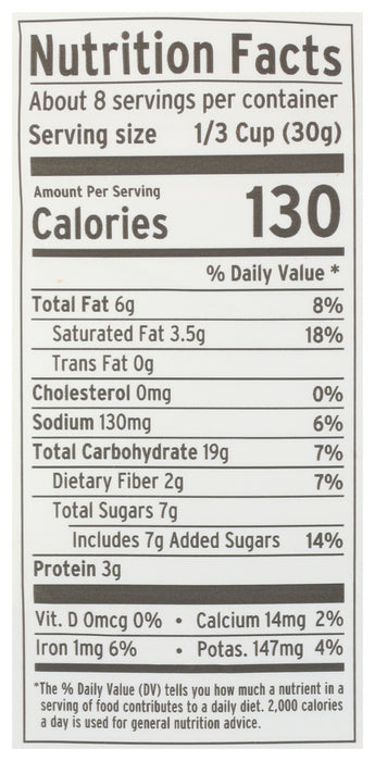 Chocolate Sea Salt Probiotic Granola, Org, 8 oz
