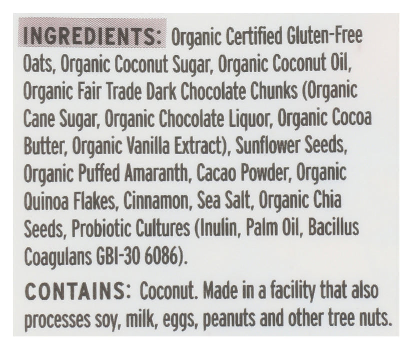Chocolate Sea Salt Probiotic Granola, Org, 8 oz
