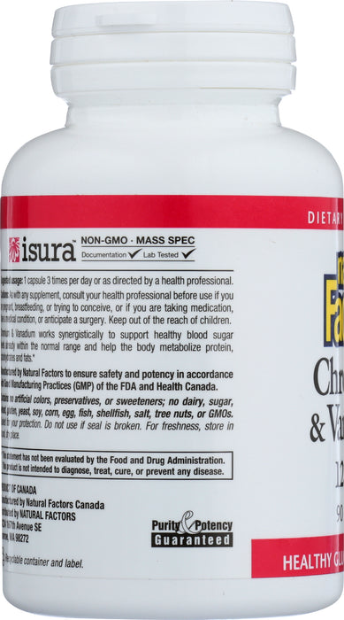 Chromium & Vanadium, 125mcg, 90 cap