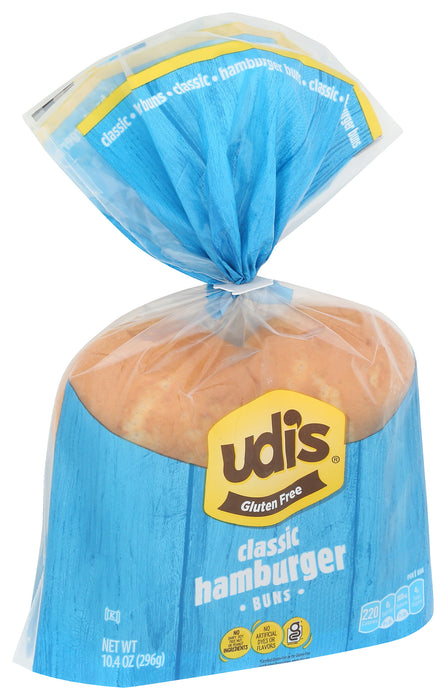 Classic Hamburger Buns, GF, 4 ct, 10.4 oz