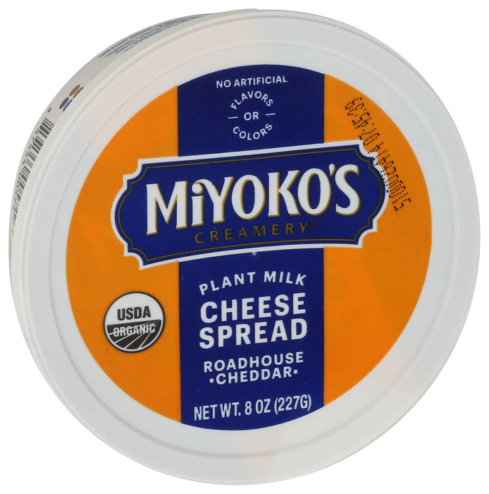 Classic Sharp Roadhouse Cheddar Cashew Milk Cheese, Vegan Org, 8 oz