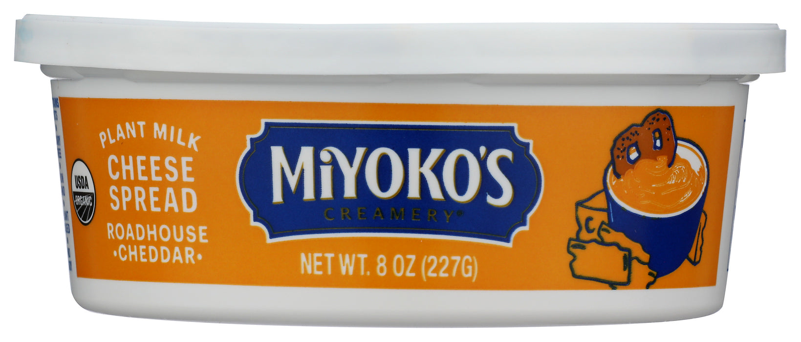 Classic Sharp Roadhouse Cheddar Cashew Milk Cheese, Vegan Org, 8 oz