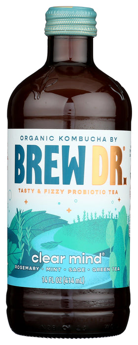 Clear Mind Kombucha, Org, 14 floz