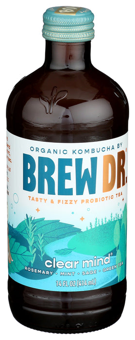 Clear Mind Kombucha, Org, 14 floz