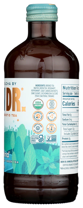 Clear Mind Kombucha, Org, 14 floz