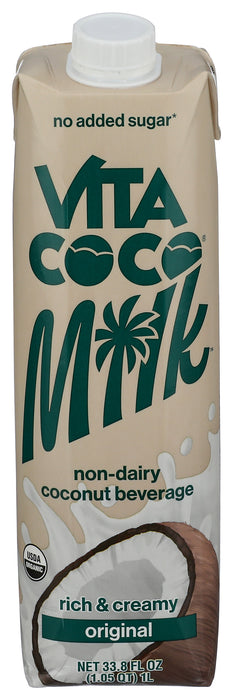 Coconut Milk Non-Dairy, Original, Org, 33.8 floz