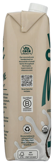 Coconut Milk Non-Dairy, Original, Org, 33.8 floz