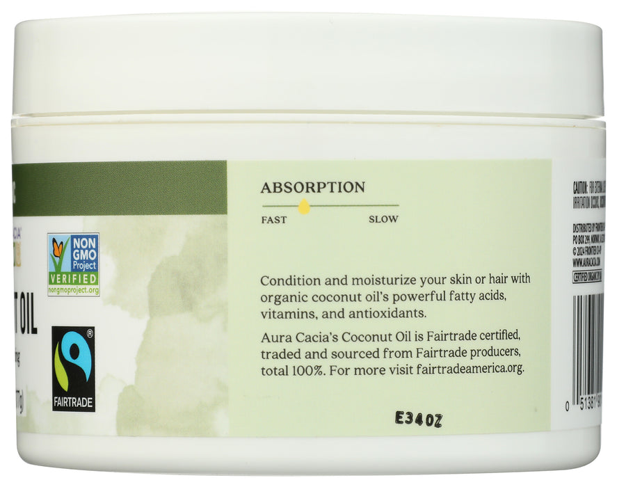Coconut Oil, Org, 6.25 oz