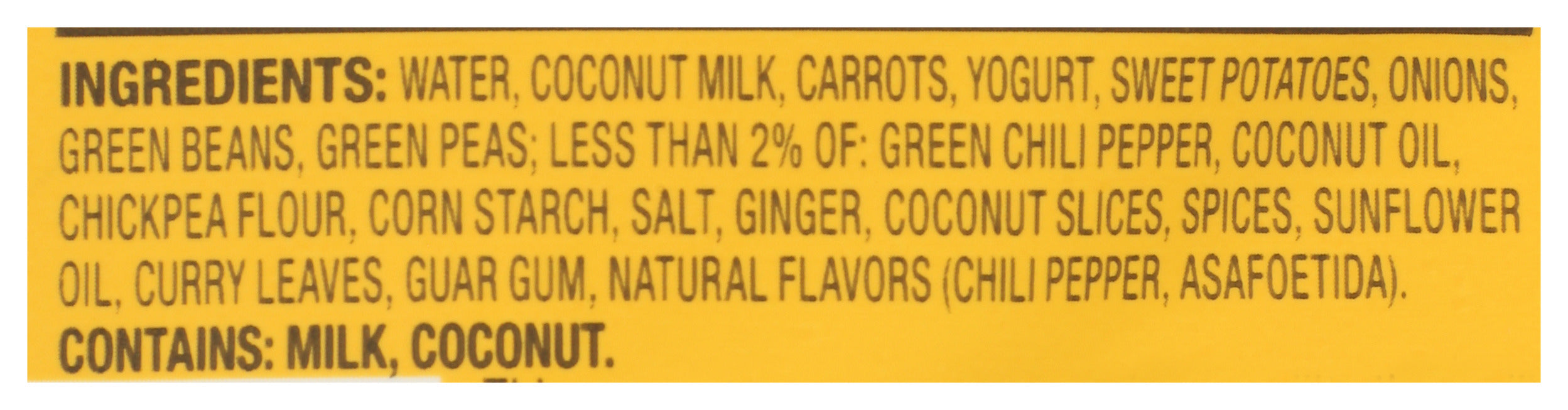 Coconut Vegetables, 10 oz