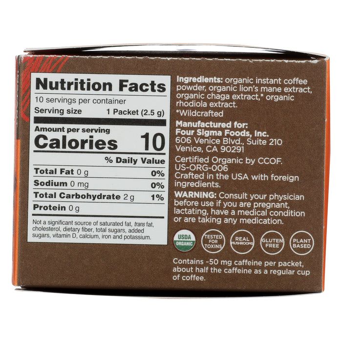 Coffee Mix w/ Lion's Mane Mushroom, Think, Org, 10 pk