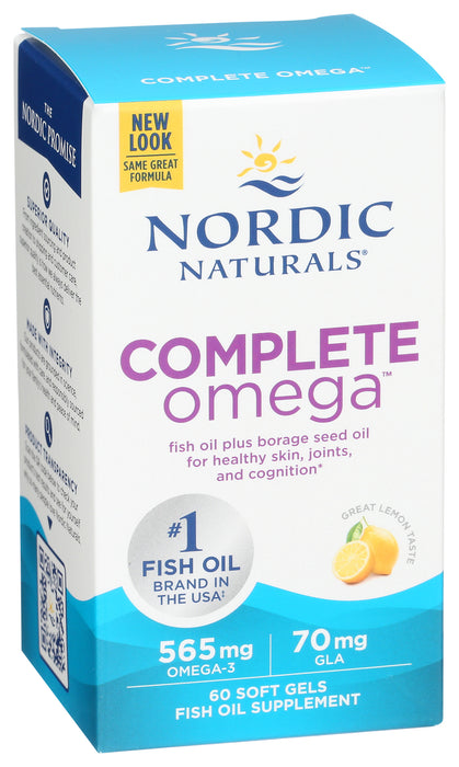 Complete Omega, 565mg 3s + 70mg 6s, 60sgel