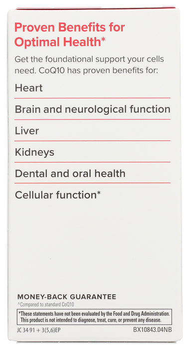 CoQ10 100 mg, High Absorption, 30 chew