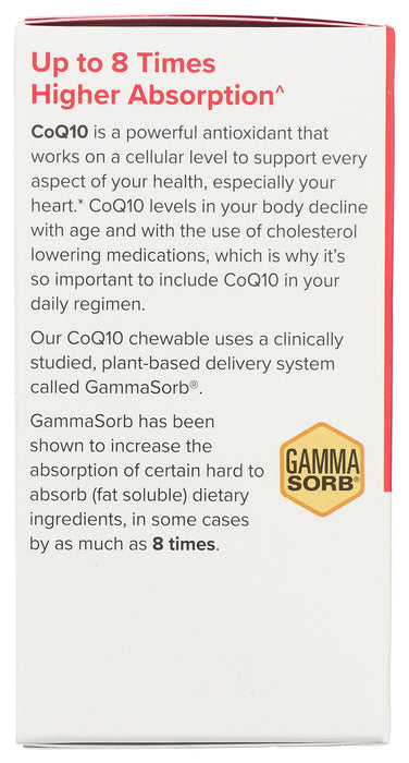 CoQ10 100 mg, High Absorption, 30 chew