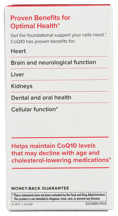 CoQ10 100 mg, Ubiquinol, 60 sgel