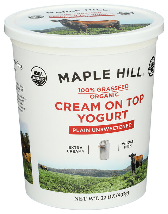 Cream on Top Yogurt, Grassfed WM, Yogurt, 32 oz