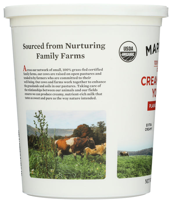 Cream on Top Yogurt, Grassfed WM, Yogurt, 32 oz