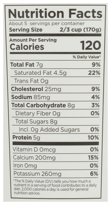 Cream on Top Yogurt, Grassfed WM, Yogurt, 32 oz