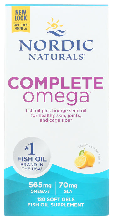 Complete Omega, 565mg 3s + 70mg 6s, 120 sgel