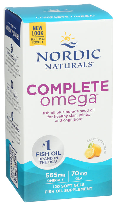 Complete Omega, 565mg 3s + 70mg 6s, 120 sgel