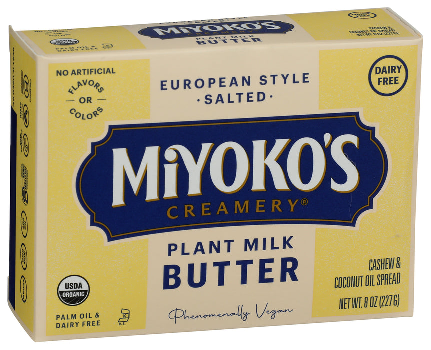 Cultured Vegan Butter Hint of Sea Salt, Org, 8 oz