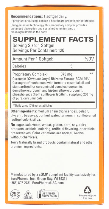 CuraMed 375 mg, 120 sgel