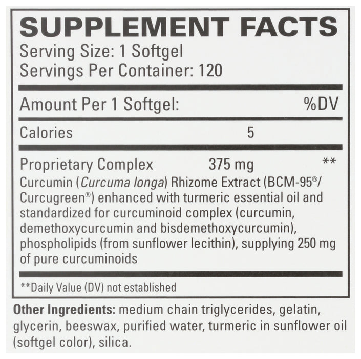 CuraMed 375 mg, 120 sgel